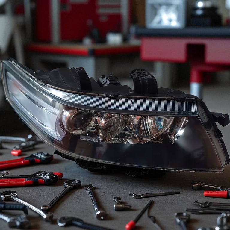 Frontscheinwerfer Honda Accord VII Xenon Ein Stück (Rechts oder Links) Headlight