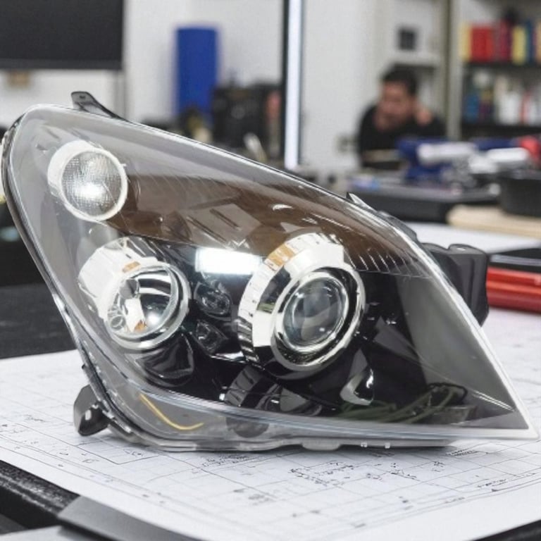Frontscheinwerfer Opel Astra 1ZS008710 Xenon Rechts Scheinwerfer Headlight SCH8157847413lg