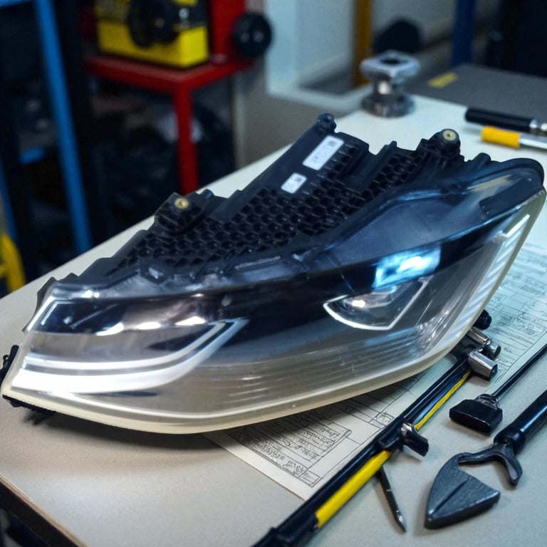 Frontscheinwerfer VW Caddy 2K8941035H LED Links Scheinwerfer Headlight SCH7627410418qr