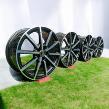 Laden Sie das Bild in den Galerie-Viewer, 4x Alufelge 19 Zoll 8.5" 5x112 43ET Glanz Schwarz 4G9601025J Audi A6 Allroad C7 FEL1741051230gf