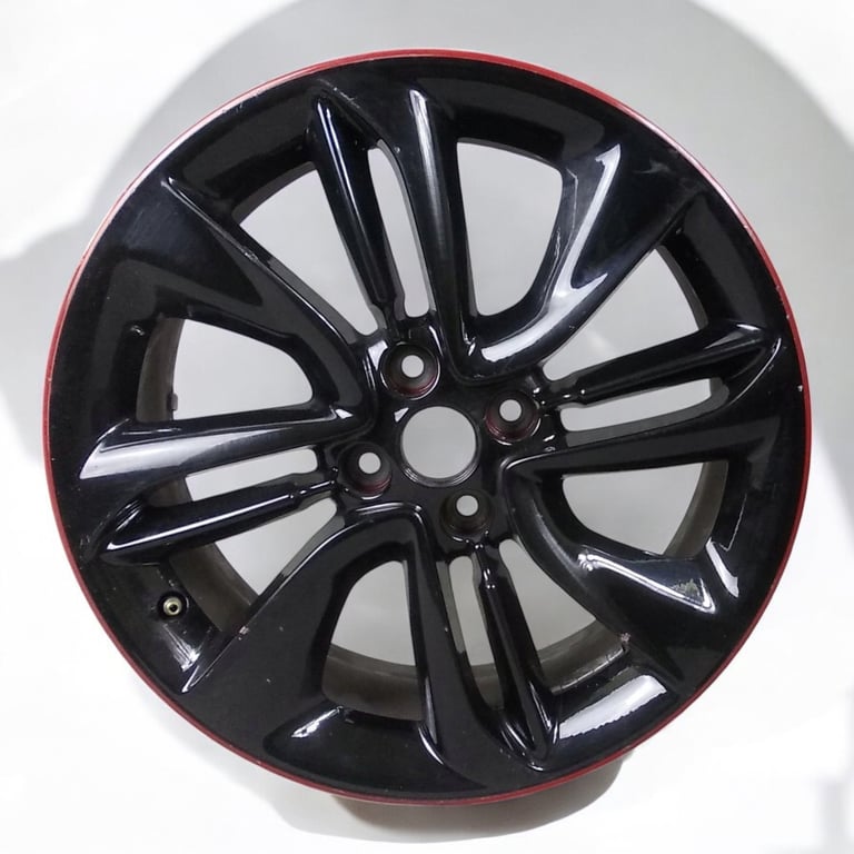 1x Alufelge 17 Zoll 7.0" 4x100 44ET Glanz Schwarz Opel Corsa Rim Wheel FEL1885293926od
