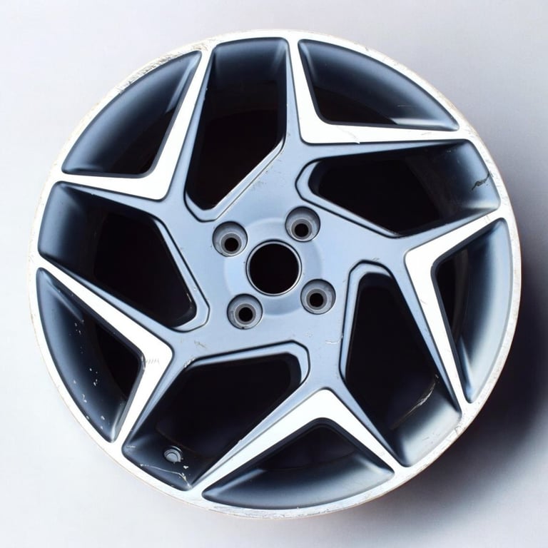 1x Alufelge 18 Zoll 7.5" 4x108 42 5ET Matt Grau K1BJ-G1A Ford Fiesta Rim Wheel
