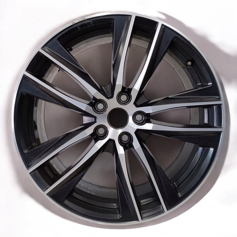 1x Alufelge 19 Zoll 8.0" 5x112 50ET Glanz Schwarz 5F0601025 Seat Rim Wheel