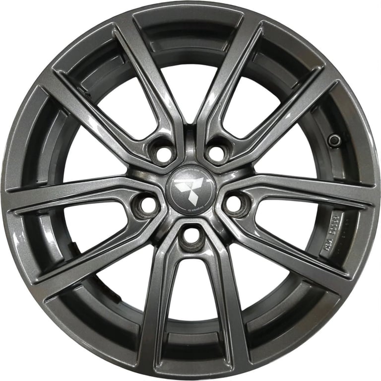 1x Alufelge 16 Zoll 6.5" 5x114.3 40ET KBA50986 Mitsubishi Lancer Outlander
