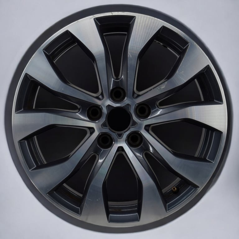 1x Alufelge 17 Zoll 7.0" 5x114.3 43ET Glanz Graphit 403007202R Mg Rim Wheel