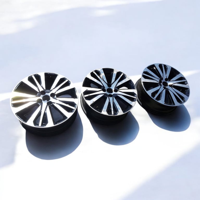 1x Alufelge 17 Zoll 7.0" 4x100 40ET Schwarz 403008893R Renault Captur Clio 1