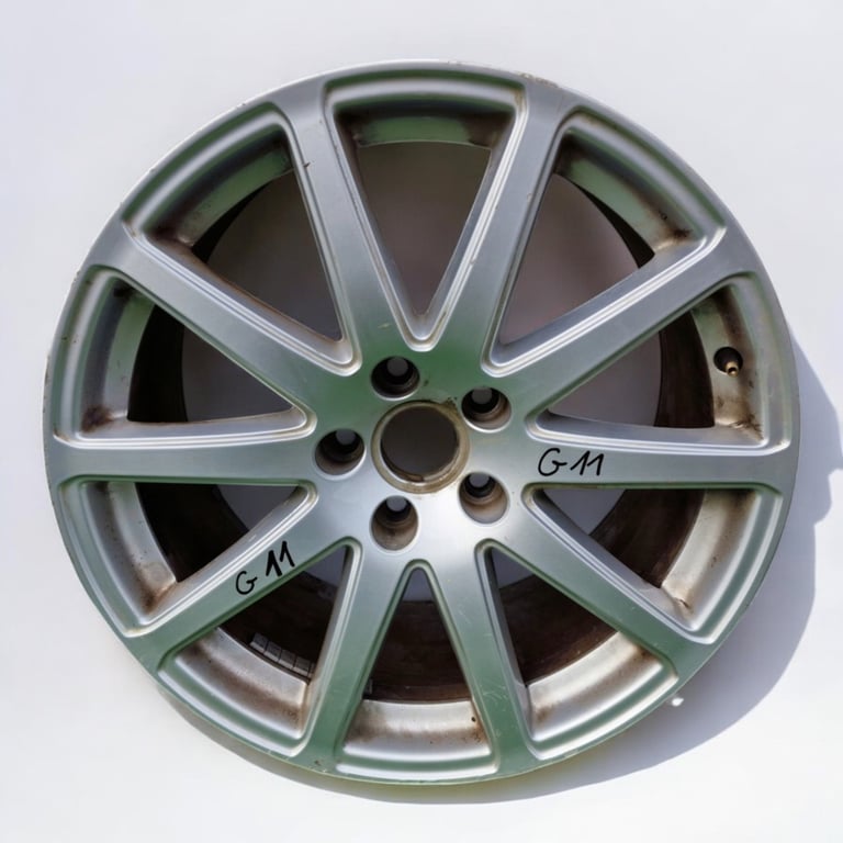 1x Alufelge 18 Zoll 9.0" 5x112 52ET Glanz Silber 8J0601025AA Audi Tt Rim Wheel FEL8422866977wn