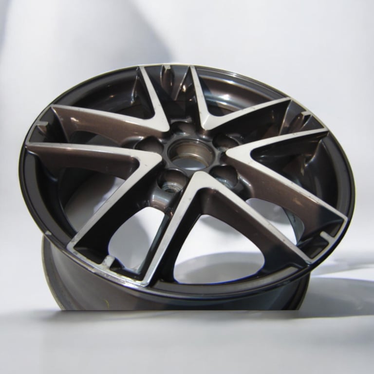 1x Alufelge 16 Zoll 6.5" 5x114.3 45ET Glanz Graphit 42611YY500 Mg Avensis Verso