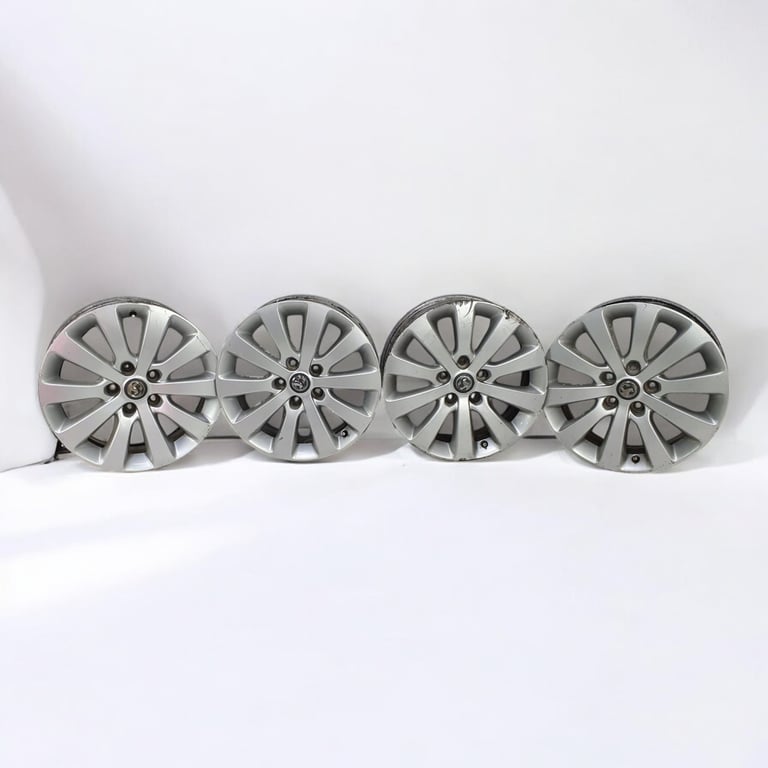 4x Alufelge 17 Zoll 7.0" 5x115 44ET Silber 13276347 Opel Astra J Rim Wheel