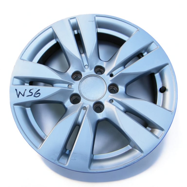 1x Alufelge 16 Zoll 8.0" 5x112 46ET Glanz Silber A2464010502 Mercedes-Benz