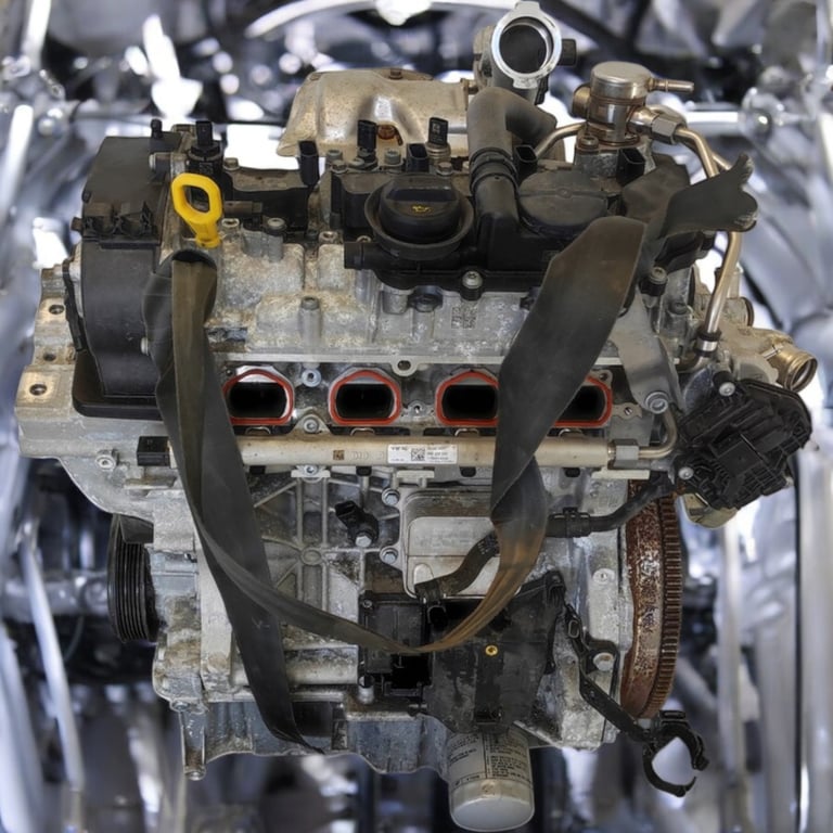 Motor Audi A3 DHF 1.5 TSI 131PS 96kW Benzin Engine Komplett
