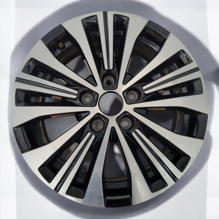 1x Alufelge 16 Zoll 6.5" 5x114.3 44ET Glanz Schwarz 403007870 Renault Captur