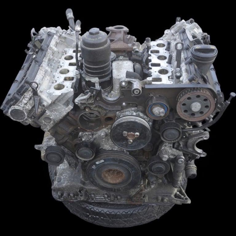 Motor Audi A4 B8 CGK 2.7 TDI 190PS 220TKm Diesel Engine Unkomplett