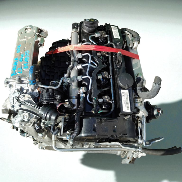 Motor Mercedes-Benz W246 651900 2.2 126TKm 2014 Diesel Engine Unkomplett