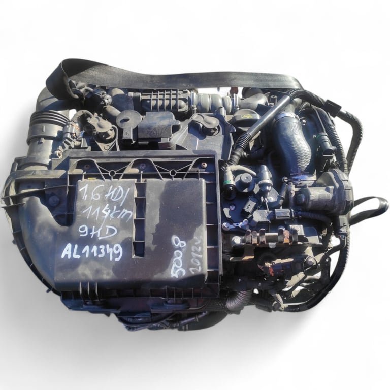 Motor Peugeot 5008 I 9HD DV6C 1.6 HDI 114PS 84kW Diesel Engine Unkomplett