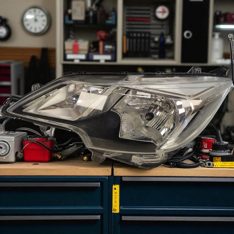 Frontscheinwerfer Mitsubishi Space Star Links Scheinwerfer Headlight