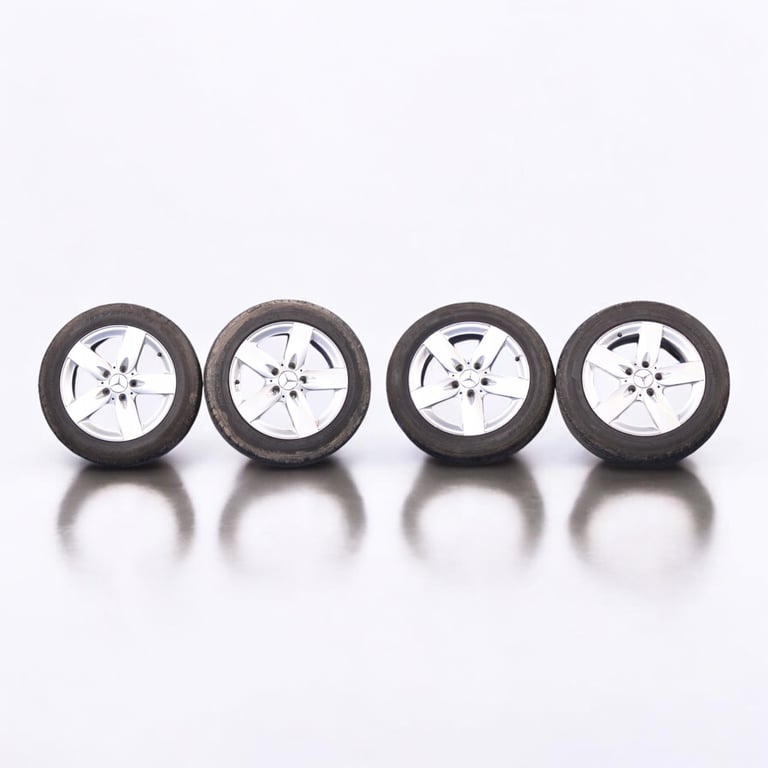 4x Alufelge 16 Zoll 7.0" 5x112 34ET A1714010102 Mercedes-Benz Slk R171 Rim Wheel FEL5968022702rn