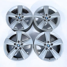 Laden Sie das Bild in den Galerie-Viewer, 4x Alufelge 17 Zoll 7.5" 5x112 54ET Glanz Silber BMW6855087 BMW Rim Wheel FEL4687240391ea