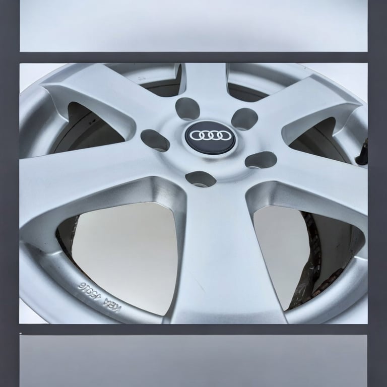 4x Alufelge 17 Zoll 8.0" 5x130 53ET Silber Audi Q7 Rim Wheel FEL9041365857io