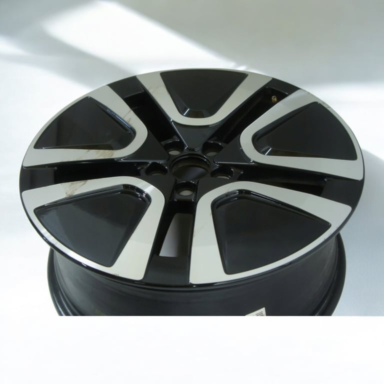 1x Alufelge 19 Zoll 7.5" 5x108 50 5ET Glanz Schwarz 31680404 Volvo Rim Wheel