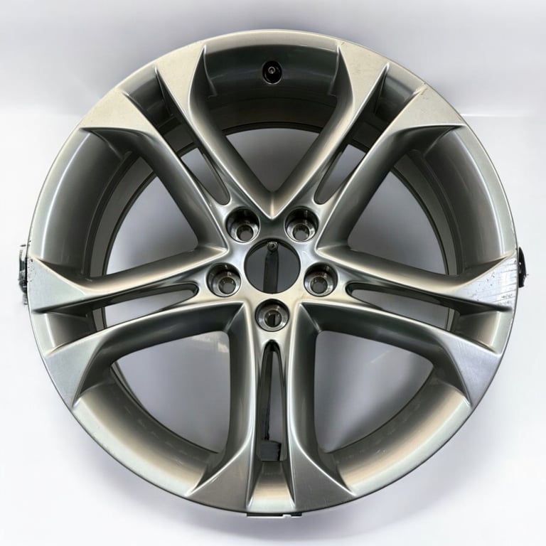 1x Alufelge 18 Zoll 8.0" 5x108 27ET Glanz Silber 9688278377 Peugeot Rim Wheel