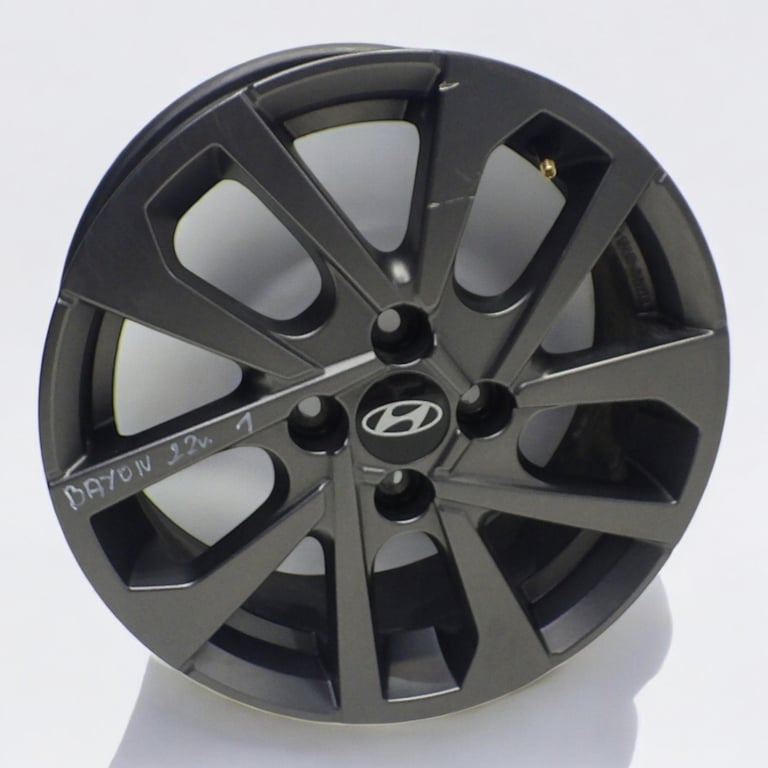 1x Alufelge 15 Zoll 6.0" 4x100 47ET Matt Grau Q0400ADE05 Hyundai I20 Iii