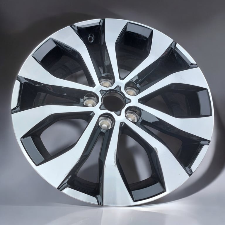 1x Alufelge 17 Zoll 7.0" 5x114.3 43ET Glanz Schwarz 403000483 Renault Kangoo