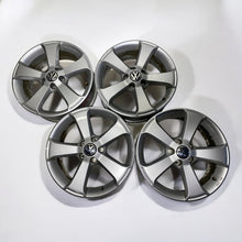 Laden Sie das Bild in den Galerie-Viewer, 4x Alufelge 17 Zoll 6.5" 5x112 39ET Glanz Silber 1K8071497 VW Scirocco Rim Wheel FEL7071217352ai