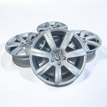 Load image into Gallery viewer, 4x Alufelge 18 Zoll 7.5&quot; 5x112 40ET Glanz Silber 601025AM VW Passat Phaeton