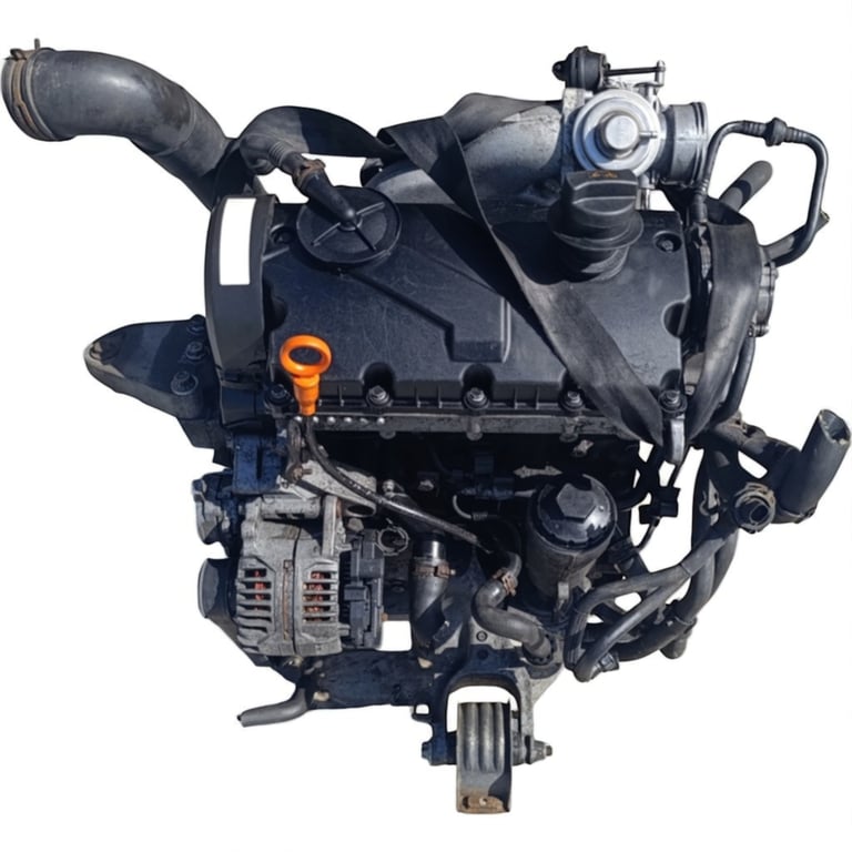 Motor VW T5 AXB 1.9 TDI 105PS 77kW 188TKm Diesel Engine Komplett