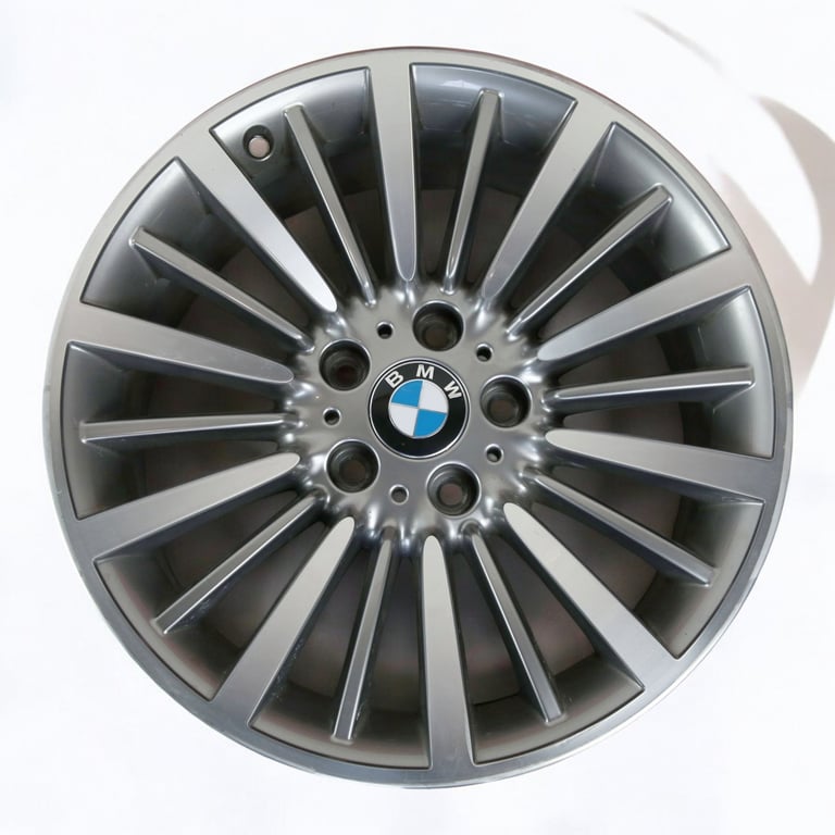 1x Alufelge 18 Zoll 8.0" 5x120 34ET Matt Silber 6796246 BMW F30 F32 Rim Wheel FEL6252685711ge