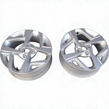 Load image into Gallery viewer, 1x Alufelge 15 Zoll 6.0" 4x100 48ET Glanz Silber 52910-K7100 Hyundai Rim Wheel FEL9502455999jy