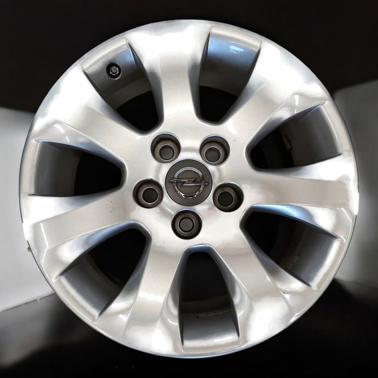 1x Alufelge 17 Zoll 7.0" 5x120 41ET Glanz Silber OP077 Opel Insignia A Rim Wheel FEL9685020861uc
