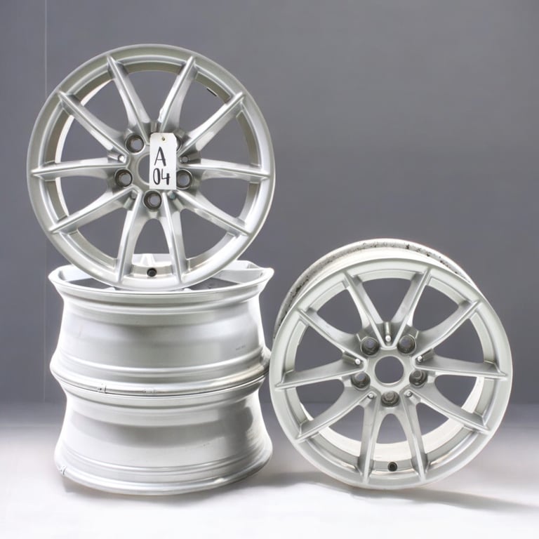 4x Alufelge 16 Zoll 6.5" 5x112 22ET Glanz Silber 6876921 BMW G21 G20 G42 FEL8027097212cw