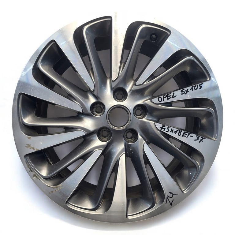 1x Alufelge 18 Zoll 7.5" 5x110 37ET 13385455 7556-01 Mg Astra Gtc Rim Wheel