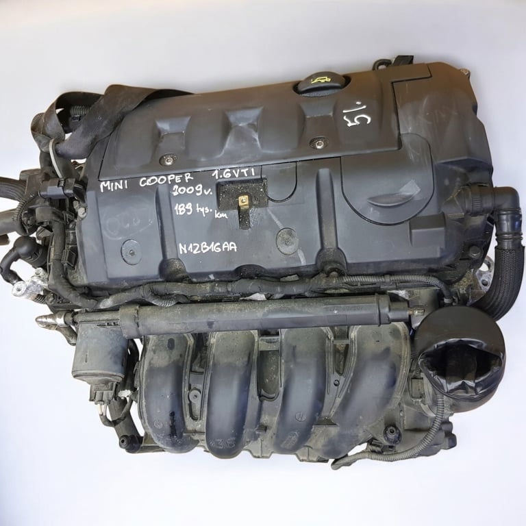 Motor BMW Mini R56 N12B16AA 1.6 189TKm 2009 Benzin Engine Komplett