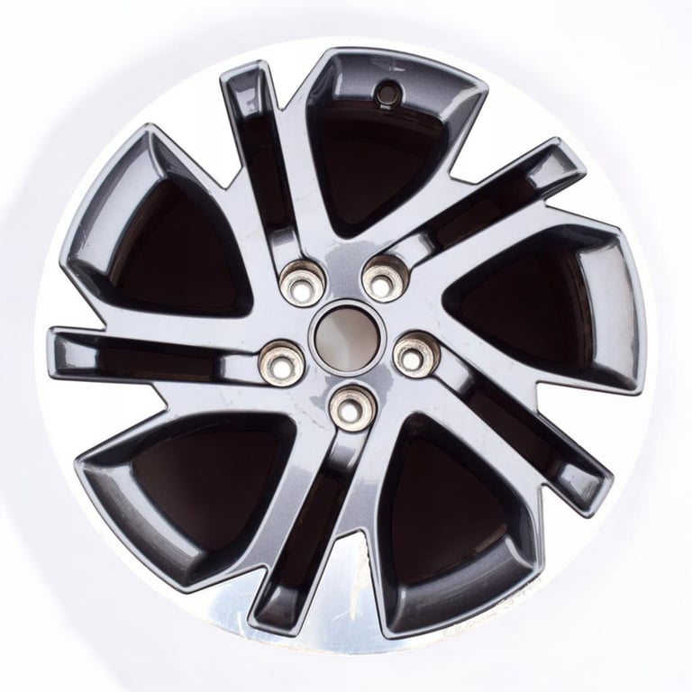 1x Alufelge 17 Zoll 7.0" 5x108 46ET Glanz Grau 9833355980 Mg Grandland Rim Wheel