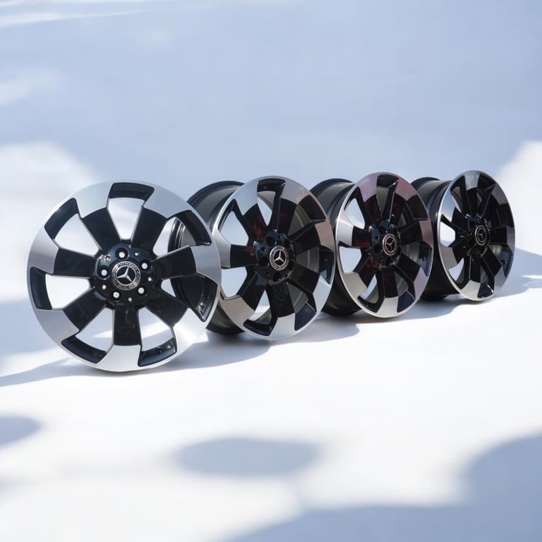 4x Alufelge 18 Zoll 8.0" 5x112 56 5ET A1664011602 Mercedes-Benz Gle W166