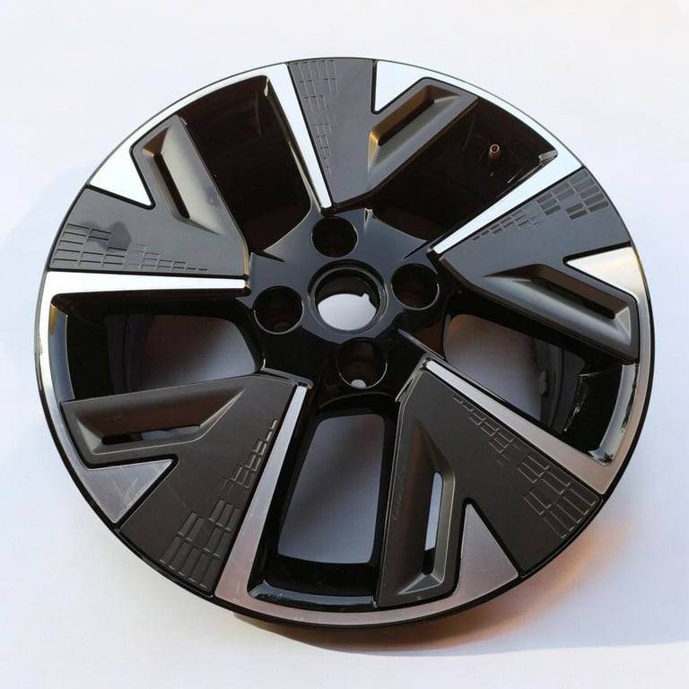 1x Alufelge 17 Zoll 7.0" 4x108 32ET 93484567, 9833892680 Opel Corsa F Rim Wheel