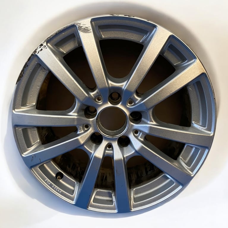 1x Alufelge 17 Zoll 7.5" 5x112 51ET Glanz Grau KBA49046 Mercedes-Benz Rim Wheel