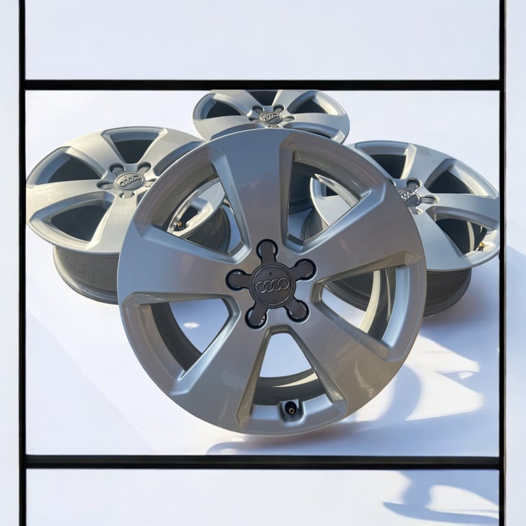 4x Alufelge 17 Zoll 6.5" 5x112 Glanz Silber 8V0601025AD Audi A3 Q3 Rim Wheel FEL2659463407kp
