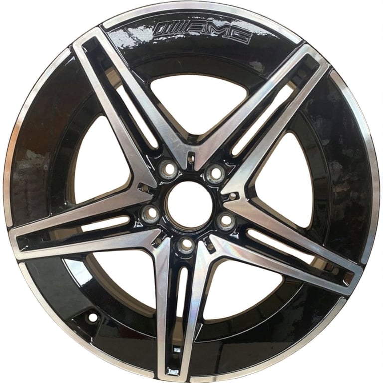 1x Alufelge 18 Zoll 9.0" 5x112 58ET Glanz Schwarz A2064016600 Mercedes-Benz W206 FEL9530925669df
