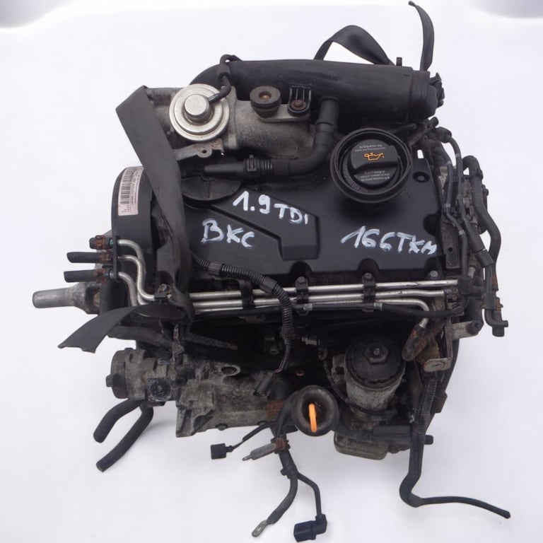 Motor Skoda VW BKC 1.9 TDI 105PS 77kW 166TKm Diesel Engine Komplett