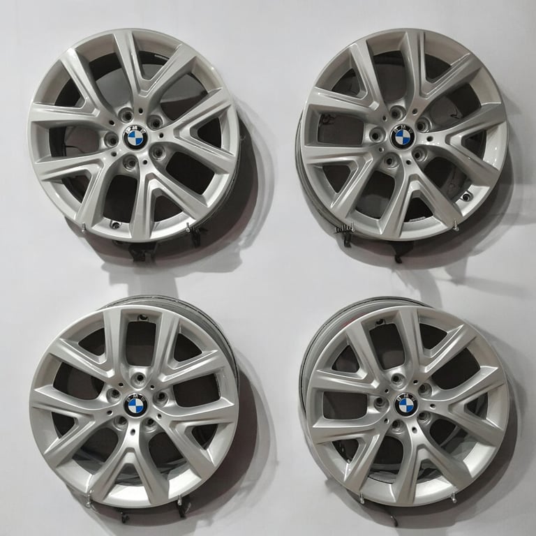 4x Alufelge 17 Zoll 6.5" 5x112 39ET Glanz Silber 6856076 BMW F39 X1 F48 FEL5007677347zp