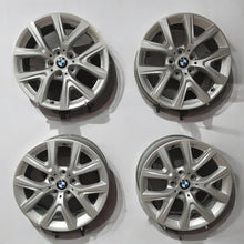 Laden Sie das Bild in den Galerie-Viewer, 4x Alufelge 17 Zoll 6.5" 5x112 39ET Glanz Silber 6856076 BMW F39 X1 F48 FEL5007677347zp