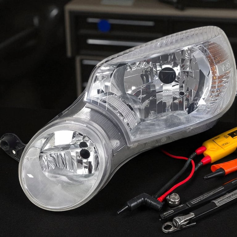 Frontscheinwerfer Skoda Yeti 5L1941015A Links Scheinwerfer Headlight