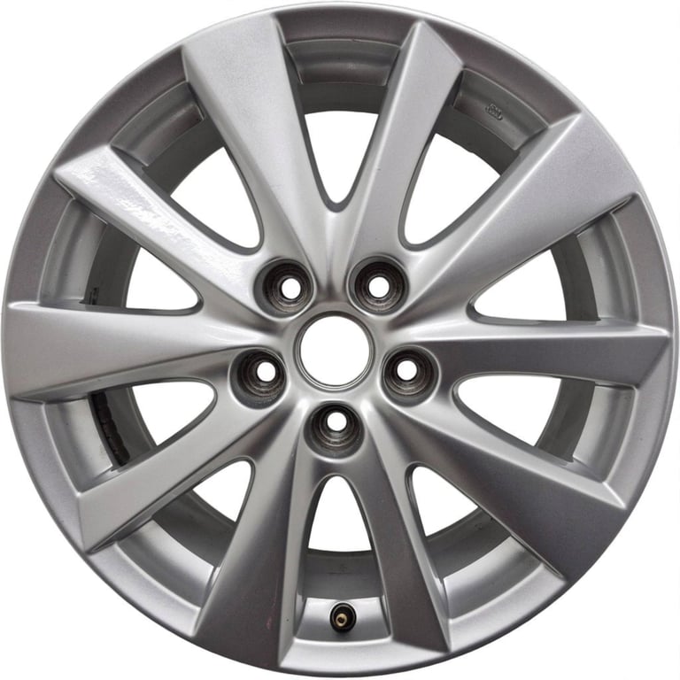 1x Alufelge 18 Zoll 7.0" 5x114.3 50ET Glanz Silber 9965617070 Mazda Cx-5