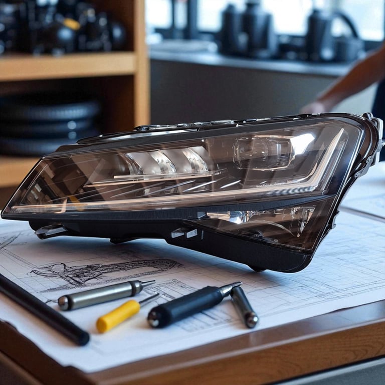 Frontscheinwerfer Skoda Superb III 3V1941015D LED Links Scheinwerfer Headlight