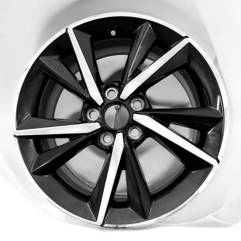 1x Alufelge 17 Zoll 7.0" 5x114.3 50ET Glanz Schwarz PW457-02001 Toyota Rim Wheel