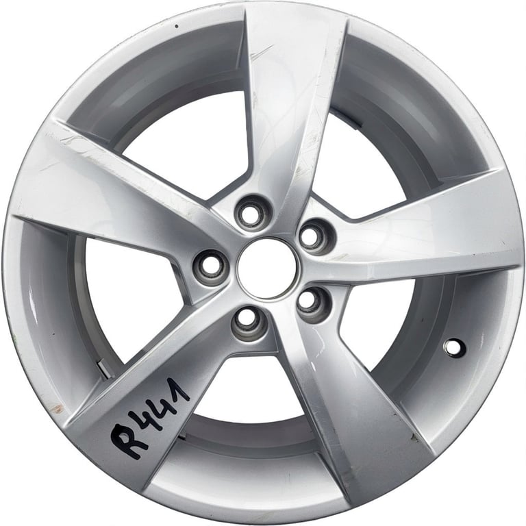 1x Alufelge 16 Zoll 7.0" 5x100 46ET 5JA601025AD Skoda Rapid Rim Wheel